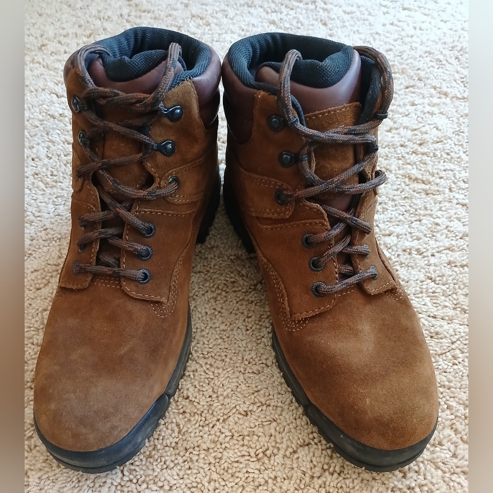 Men's Rockport Antelope Brown Leather Hiking Boots, 9.5 wide (brand new)